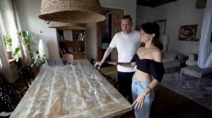 КВАРТИРА ДИЗАЙНЕРА Интерьер в стиле Бали Элина Гордеева Деревянный потолок 150м2 Рум Тур