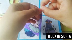 НОВИНКА ИЗ 17 ПАКЕТОВ!!! Бумажные сюрпризы || новинка: minecraft️ || Bloxik Sofia