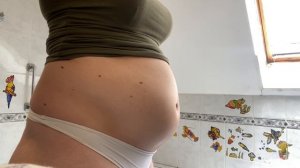 Shower hose enema belly