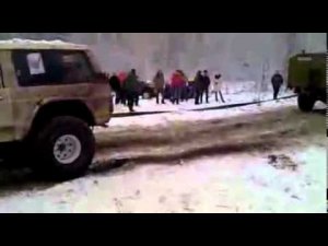 Перетягивание каната ГАЗ 66 #КАМАЗ