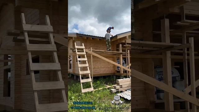 Дом 11.5х13 и Баня 5.4х12 Андреевская Слобода часть 2 смотреть онлайн