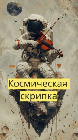 "Струны Галактики: Космическая Симфония" 🎻🌌