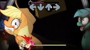 Malus (V2) || FNF Applebloom VS. Applejack || Monochrome Cover || (I am not good, sorry T-T)