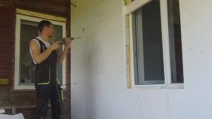 КАК УТЕПЛИТЬ ДОМ ИЗ ГАЗОБЕТОНА ПЕНОПЛАСТОМ СВОИМИ РУКАМИ/ВСЕ ЭТАПЫ #изстолицывдеревню #домвдеревне