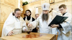 Великое освящение храма в честь прп. Сергия Радонежского в д. Костино