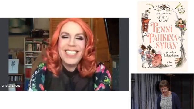 Kirjailijavieraana Cristal Snow. Kirjasaari. смотреть онлайн