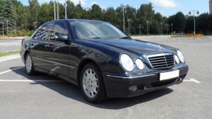 Мерседес W210 Грунтование, покраска, финишный результат Mersedes W210.