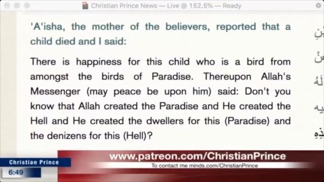 Imam Salah Educated Christian Prince about Science in the Quran part 03