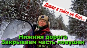 Нижняя дорога Закрываем часть капканов 10 02 25