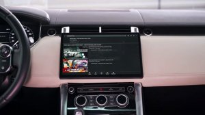 Android навигация в Range Rover Sport.  Замена монитора RRS L494 в стилистике 2023 года.