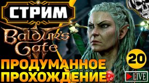 🔴 Авантюристы против кубика d20 🎲 Прохождение Baldur's Gate III (часть 20)