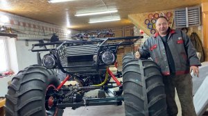 Вездеход T-REX проблемы с тормозами. Крепление насоса ГУР ZF.  Модернизации с внешним видом.