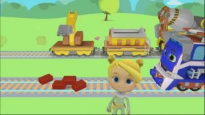 Умные поезда едут в обучающее путешествие! Игры. Английский язык. Мультики. Учиться весело!