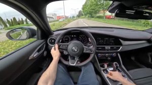 Alfa Romeo Giulia Competizione [2.0 л. 280 л.с.] 2023 POV Test Drive