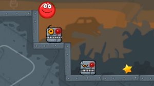 Играем в  Red ball 4. красный шар 4