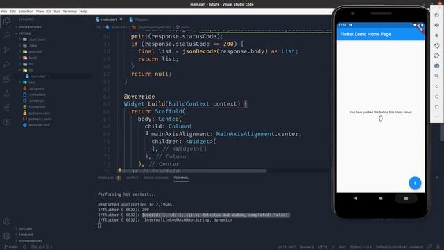 Flutter Snippets - Consumindo API e FutureBuilder