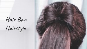How To Hair Bow Hairstyle/ Легкий пучок с бантиком