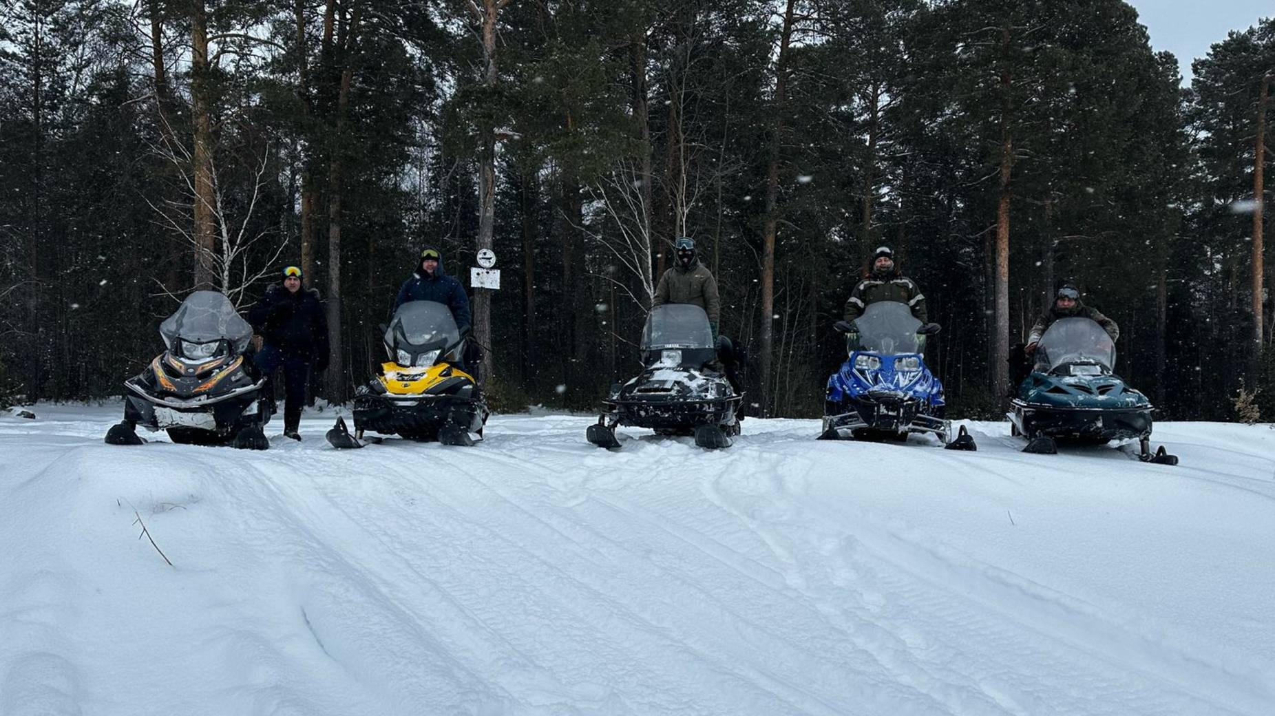 Покатушки выходного дня на снегоходе Тайга. BRP. Arctic Cat. Yamaha.