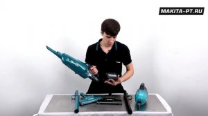 Makita CL001GZ/CL002GZ Мощный бесщеточный XGT 40V пылесос с 4-мя скоростями работы и подсветкой