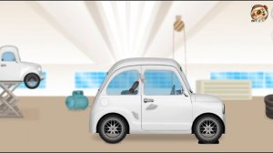 Весело ремонтируем машинку в гараже у Макса