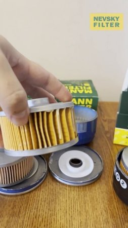 Распил подделки и оригинала MANN FILTER W914 2 Невский как альтернатива