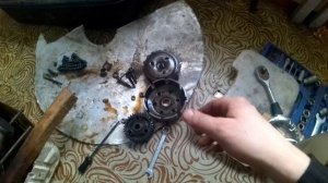 Собираем двигатель для моторолера муравей