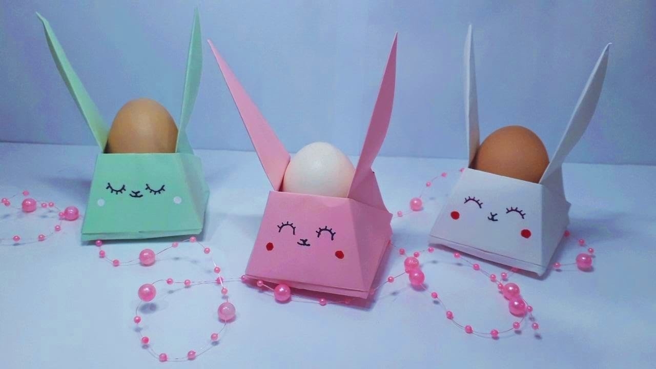 Оригами на Пасху | Корзинки из бумаги | Оригами Пасха | Зайчики на Пасху | смотреть онлайн