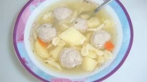 Суп с фрикадельками. Маринкины творинки. Всем МИРА и Добра!