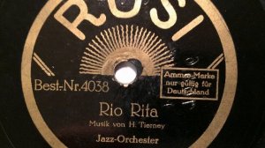 Jazz-Orchester, Rio Rita, Foxtrot, Berlin, 1928/29