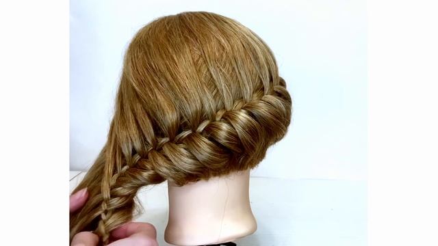 КАК СДЕЛАТЬ ПРИЧЁСКУ САМОЙ,easyhairstyles,easybunupdo ,braidedhairstyles  ,прическипошагово