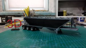 полуприцеп зерновоз Tri-Axle от фирмы Lode King