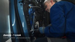 Шумоизоляция Volkswagen Teramont, доводчики дверей и оклейка пленкой Фольксваген Терамонт