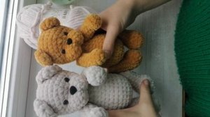 Схема вязания, Мишка крючком. Вязаный мишка . Описание вязания .