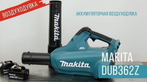 Makita DUB362Z Аккумуляторная воздуходувка от Макита| Обзор, комплектация, характеристики