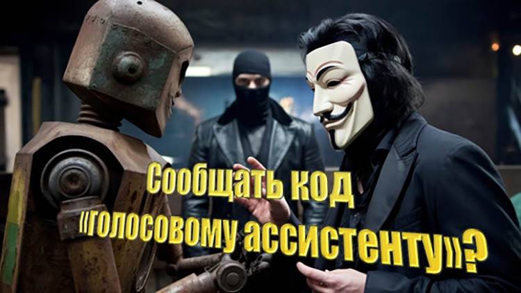 'Назовите код голосовому ассистенту' - новый обман!
