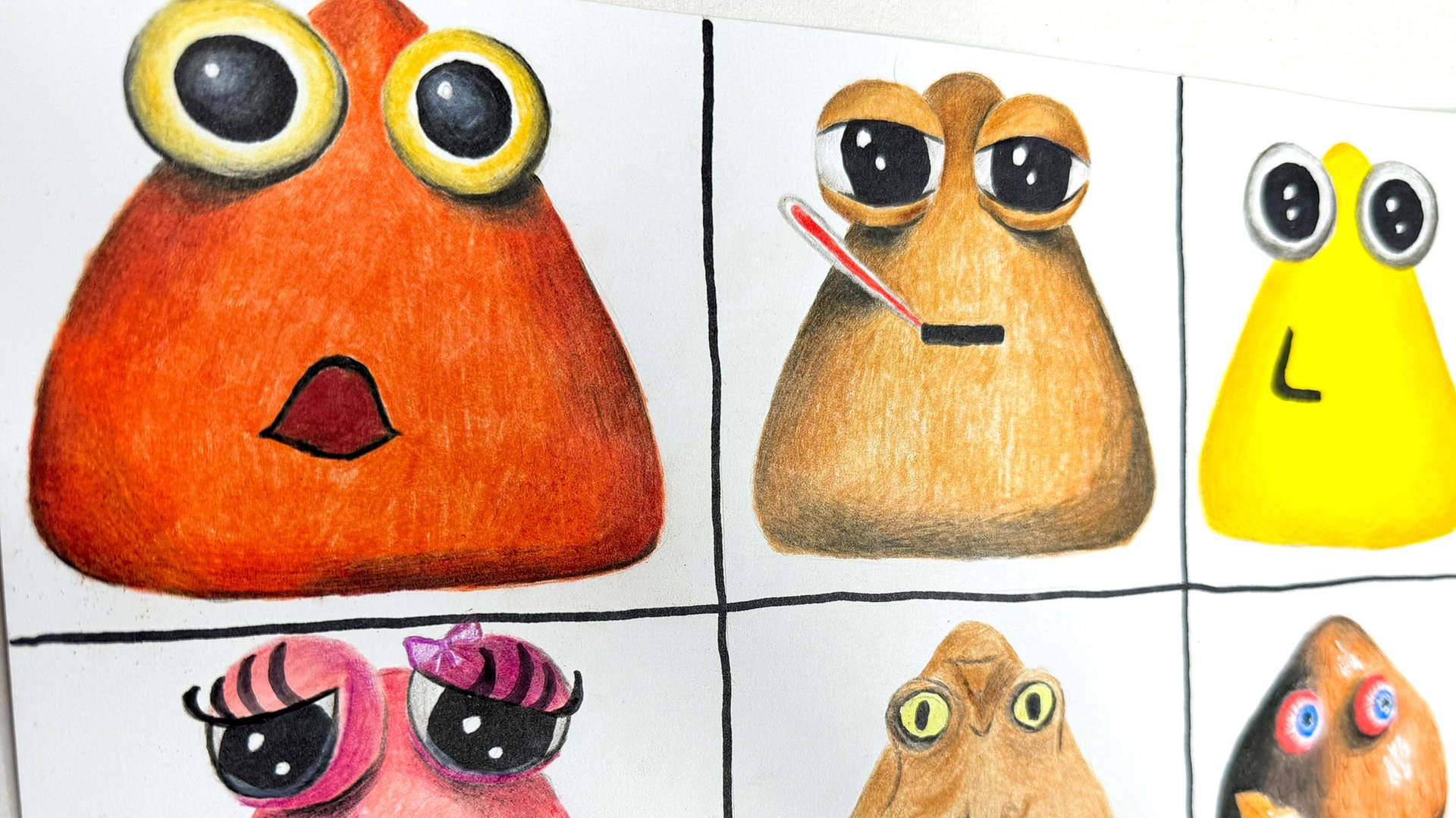 Рисуем Poop карандашами смотреть онлайн