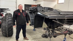 Заканчиваем предварительную сборку вездехода на вариаторе .