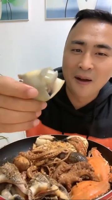 [Mukbang ASMR] Eating Giant Lobster🦞Spicy SeafoodBoil Abalone(Eat at home show)