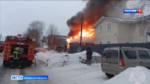 В Кирове загорелся жилой дом