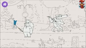 Игра "Рисовайка - Барсукот", Развивающая игра для детей.