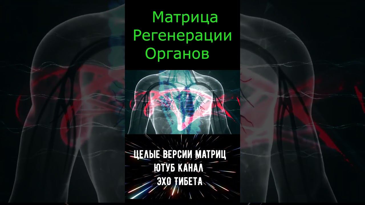 Матрица 2025 года П.П. Гаряева – прорыв в регенерации органов!