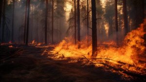 В России зафиксировали зимние природные пожары