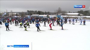 3000 жителей Кировской области приняли участие в стартах «Лыжни России»