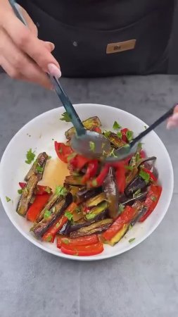 Ароматная закуска из баклажанов Сочная, аппетитная и очень вкусная! ОЧЕНЬ Вкусно и ПРОСТО! #shorts