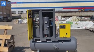Винтовой компрессор на ресивере с осушителем Comprag FRD15