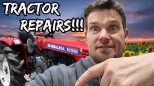 Канадская семья в НН.. TRACTOR Repaired! /SD1800 Rebuild Shibaura / Tokyo Japan