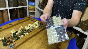 Нарды шашки шахматы Горы резные большие