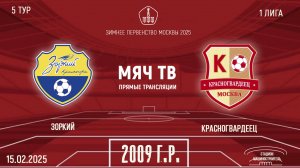 Зоркий 2009 vs Красногвардеец (Начало 15.02.2025 в 12-15)