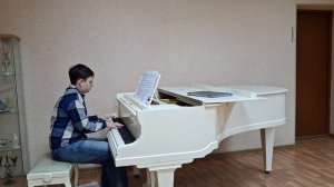 Джалалов Марк, 13 лет.
Г. Мушель, «Этюд-картина» (си-бемоль мажор).
