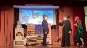 Отрывок спектакля "Новогодние приключения в Лукоморье" (концовка)